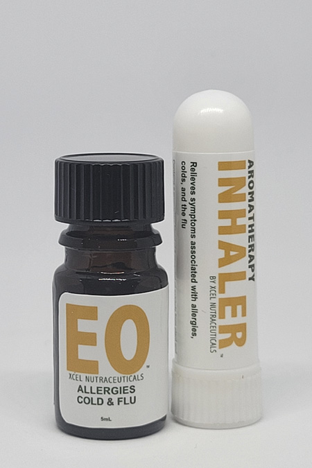 essential oil and natural inhaler for allergies cold and flu